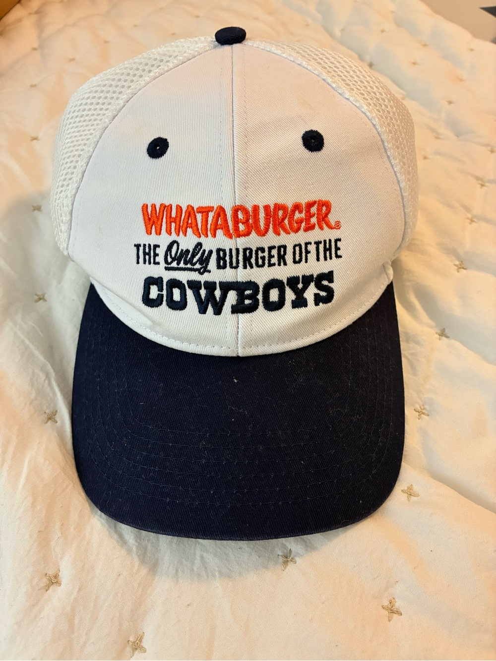 Whataburger 'The Only Burger of the Cowboys' Trucker Hat - White & Black